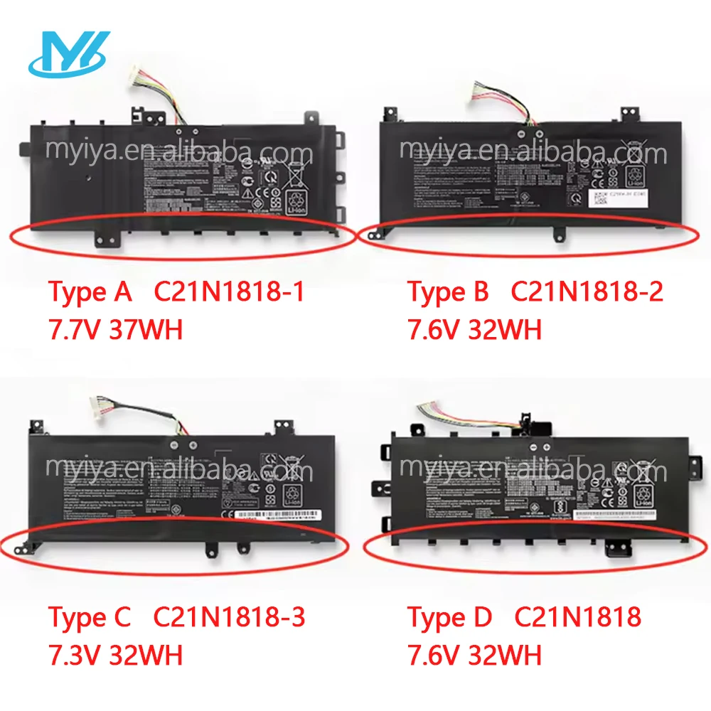 C21N1818-3 B21N1818-3 Batterij voor Asus VivoBook 14 D415 M415 X415 F415 A415 S415 D515 S515 D415DA D415UA M415D M415DA M415UA X415DA X415DAP X415E X415EA X415EP X415FA X415FAC X415JA X415JP X415MA C21N1818-3 B21N1818-3 Batterij voor Asus VivoBook 14 D415 M415 X415 F415 A415 S415 D515 S515 D415DA D415UA M415D M415DA M415UA X415DA X415DAP X415E X415EA X415EP X415FA X415FAC X415JA X415JP X415MA