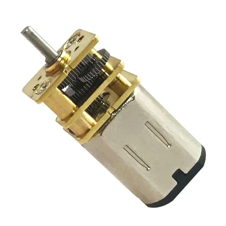 Maintex High Torque Low Speed 12mm Metal Gear Dc Electronic Door Lock Motor 3v 6v 12v 24v N20 with Encoder Gearbox