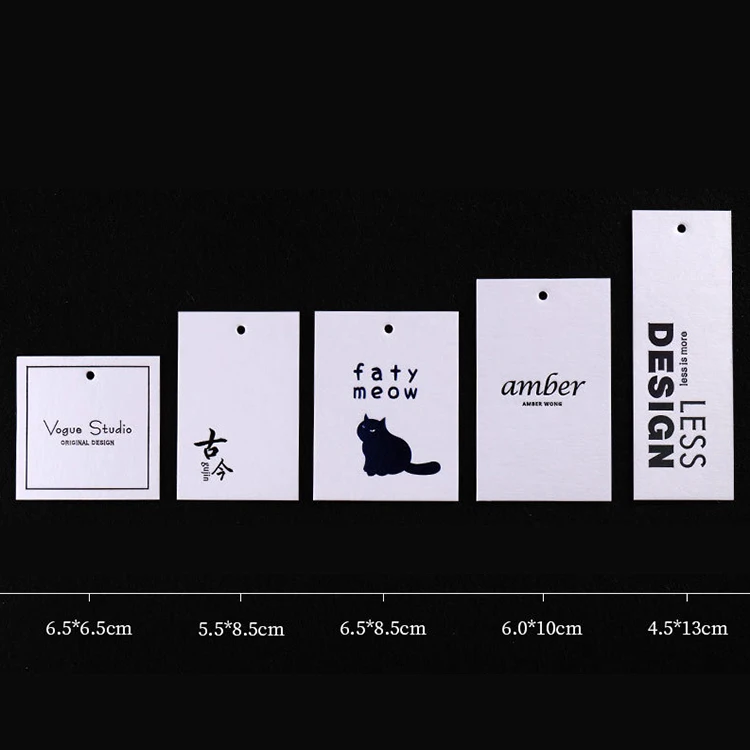 product manufacturer custom brand logo tags for clothing product china garment paper labels tags with stickers-11