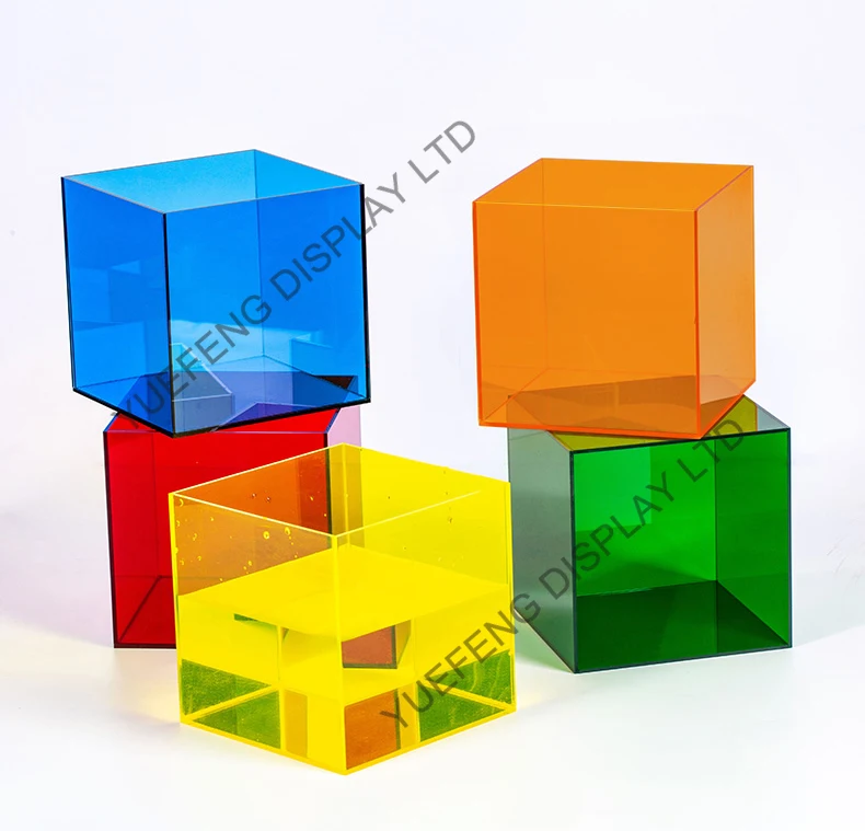 Wholesale Clear Acrylic Boxes With Hinged Lids Buy Clear Acrylic Rectangle Storage Box With