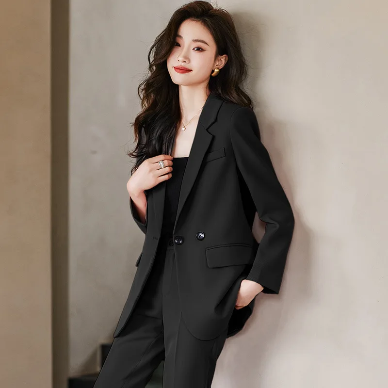 Formal Wear for Ladies Two Pieces One Button for Women High Quality  Women Formal Corporate Uniform