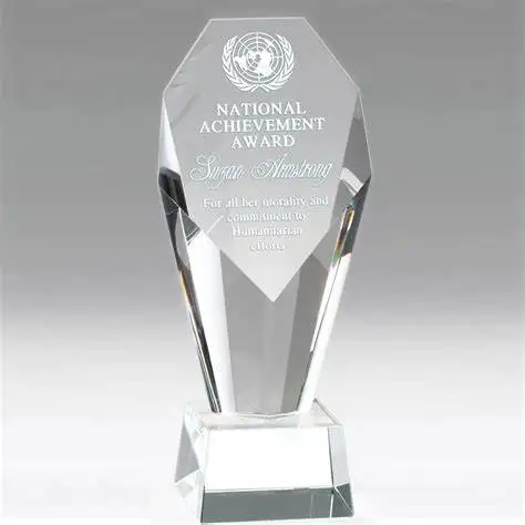 
 MH-JB134 ручной работы на заказ с логотипом бренда с украшением в виде кристаллов columm трофей стеклянная награда трофей  