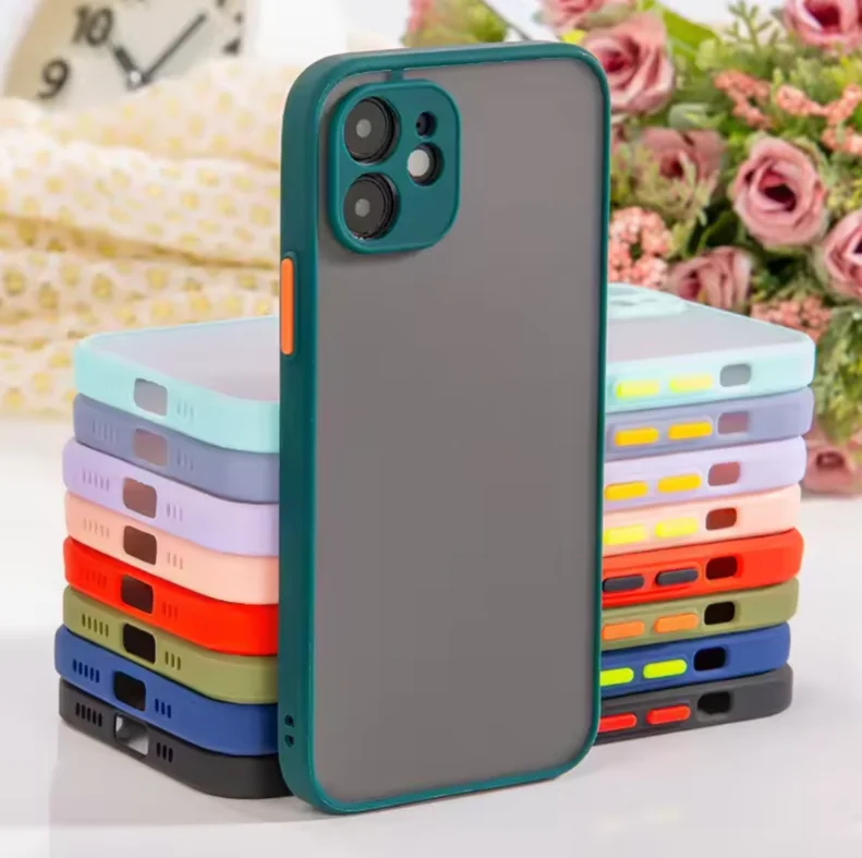 2024 Hot New Flexible Soft Translucent Frosted Matte for iPhone 16 15 14 11 12 13 Pro Max Cases Cell Phone Accessory Covers