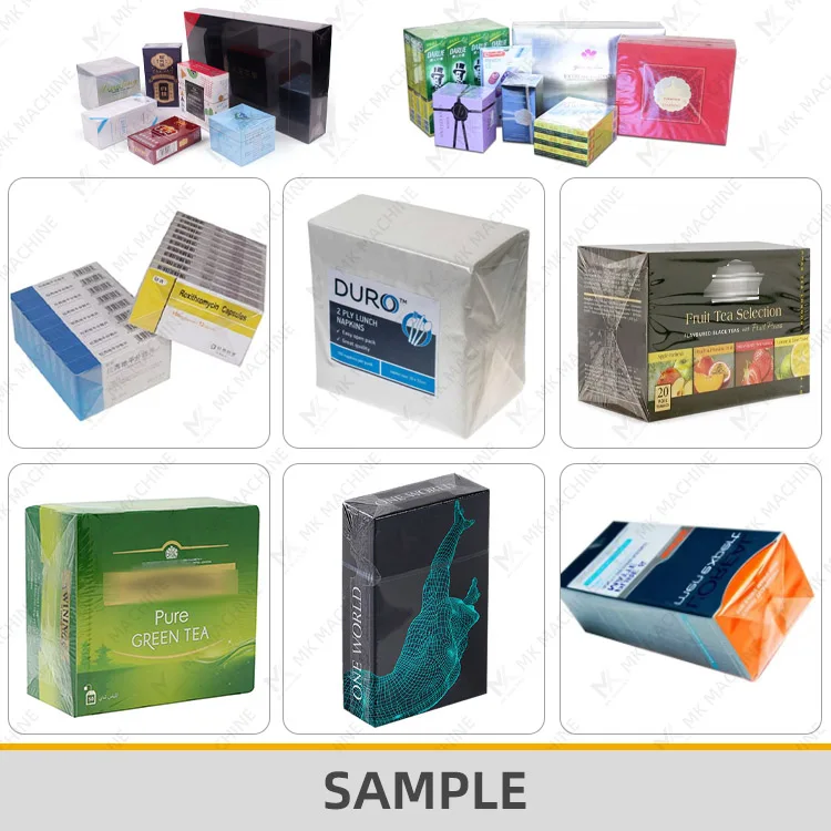 Toy Condom Box 3d Film Packing Machine Automatic BOPP Film Paper Box Cellophane Over Wrapping Machine