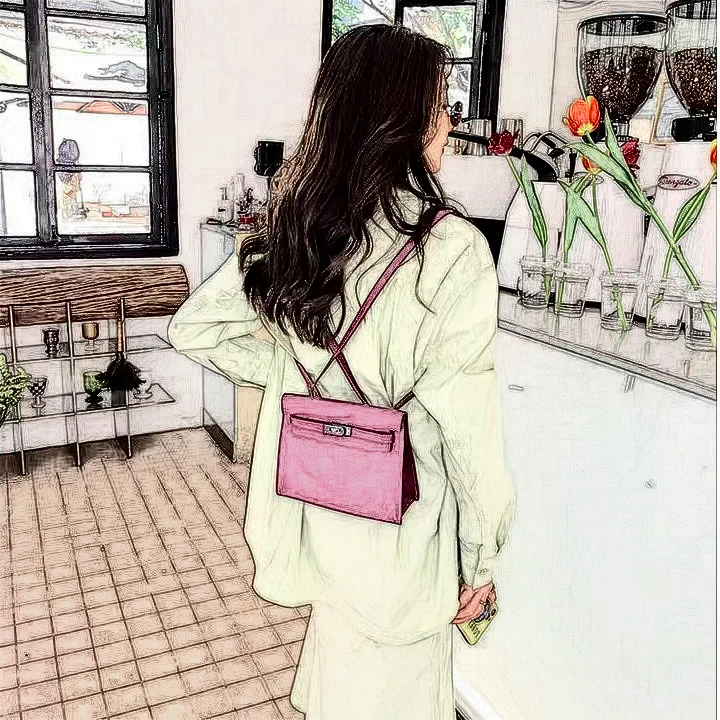New Arrival First-Layer Cowhide Retro European American Style Anemone Purple Dance Underarm Shoulder Crossbody Bag Single Strap