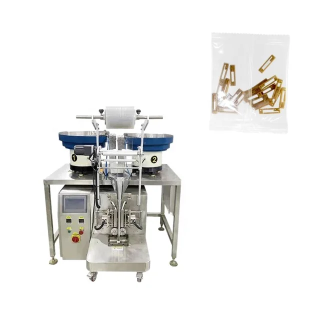 Factory Price Automatic Hardware Nails Bolt Nut Screw Camphor Plastic Button Counting And Packaging Machine