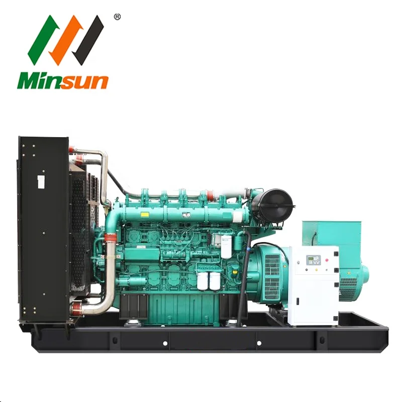 Minsun Open Type Power Generation 150kw Diesel Generator Set Price 150kw Electric Generator With YUCHAI Engine for Sale