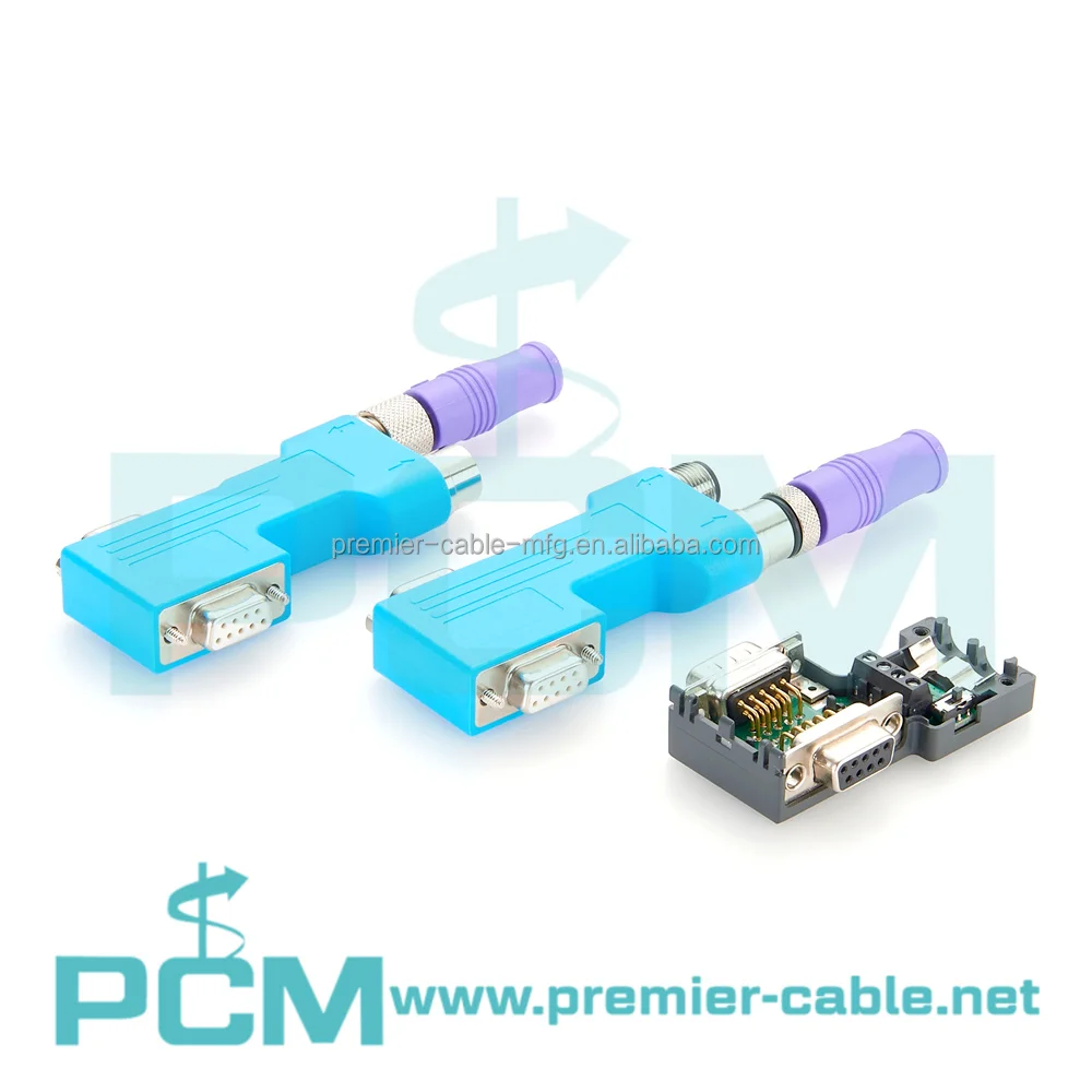 CAN BUS CANOpen D-Sub to M12 A-code Fieldbus Connector details