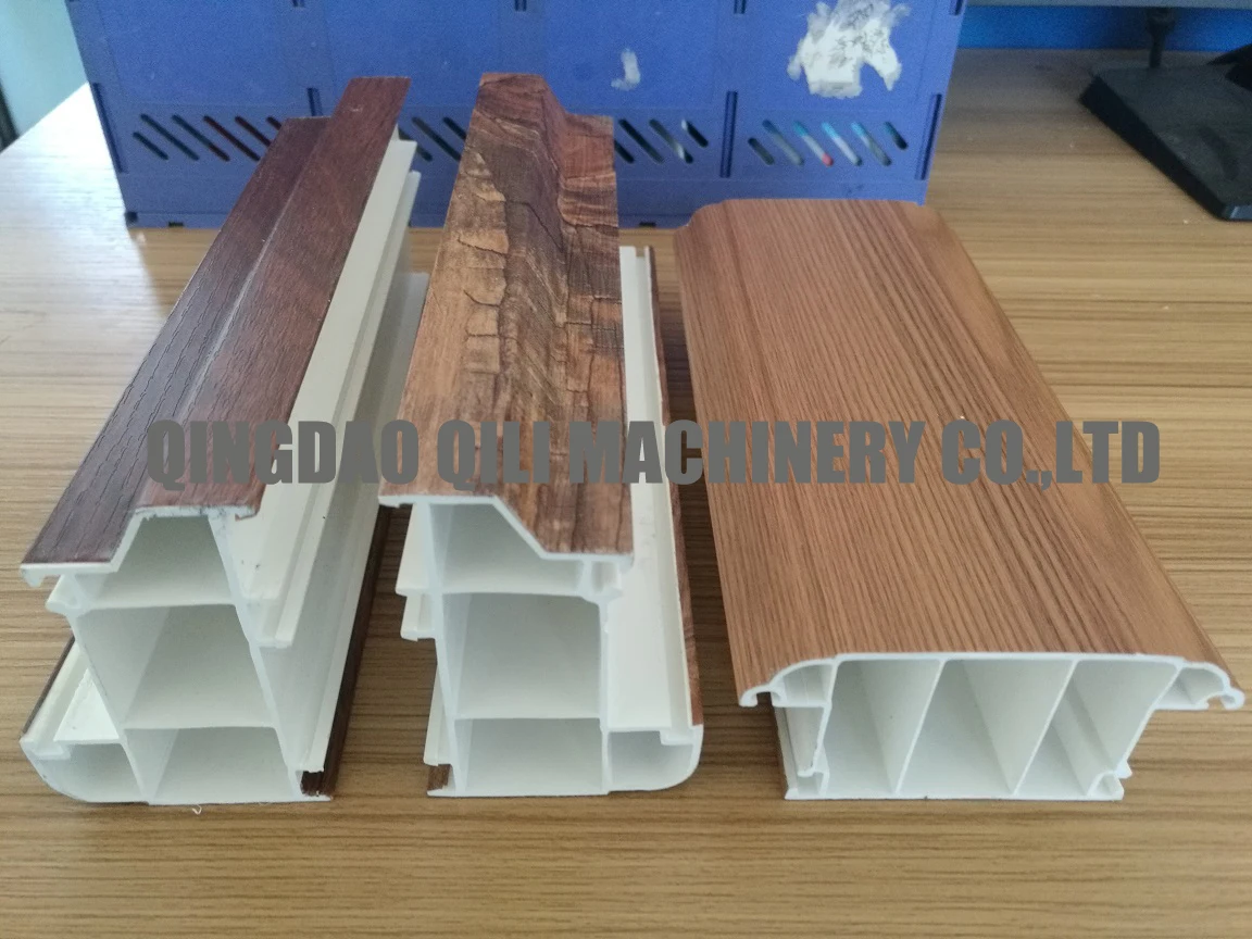 UPVC Profile Film Membrane Press Machine with PUR Hotmelt Glue