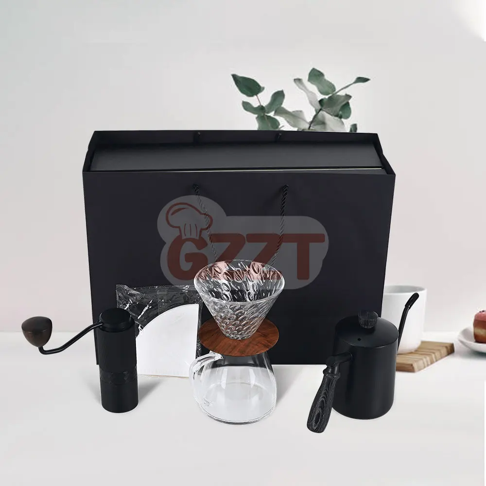 Coffee Gift Box Set Manual Hand Travel Bag Drip Kettle Pour Over