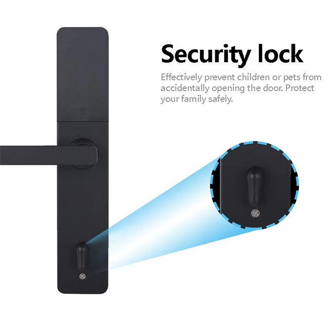 Tuya Fully Automatic Smart Lock Biometric Fingerprint Door Lock WiFi App Display for Steel Doors Aluminum Alloy Cloud Data