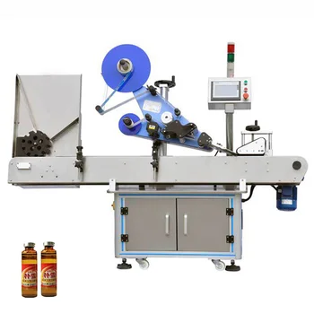 Cheap price automatic adhesive sticker horizontal labelling machine for small bottles