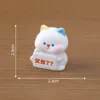 colorful Two little cats holding up signs
