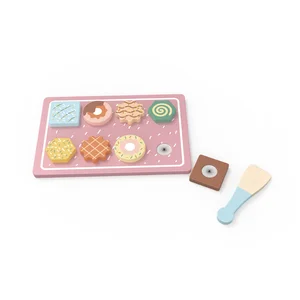 Modern Kitchen Toys Dessert Set Educational Multifunctional Pretend Play Wooden Toys