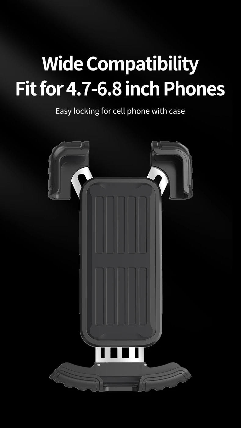 2024 Quick Release Bike Phone Holder Handlebar Clamp Bicycle Scooter