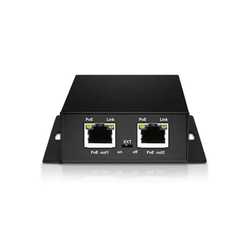 2 Poorten 10/100M PoE Switch 30W tot 250m Standaard PoE+ Verlengster