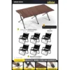 120 Chaises Kermit en Noyer Noir * 6
