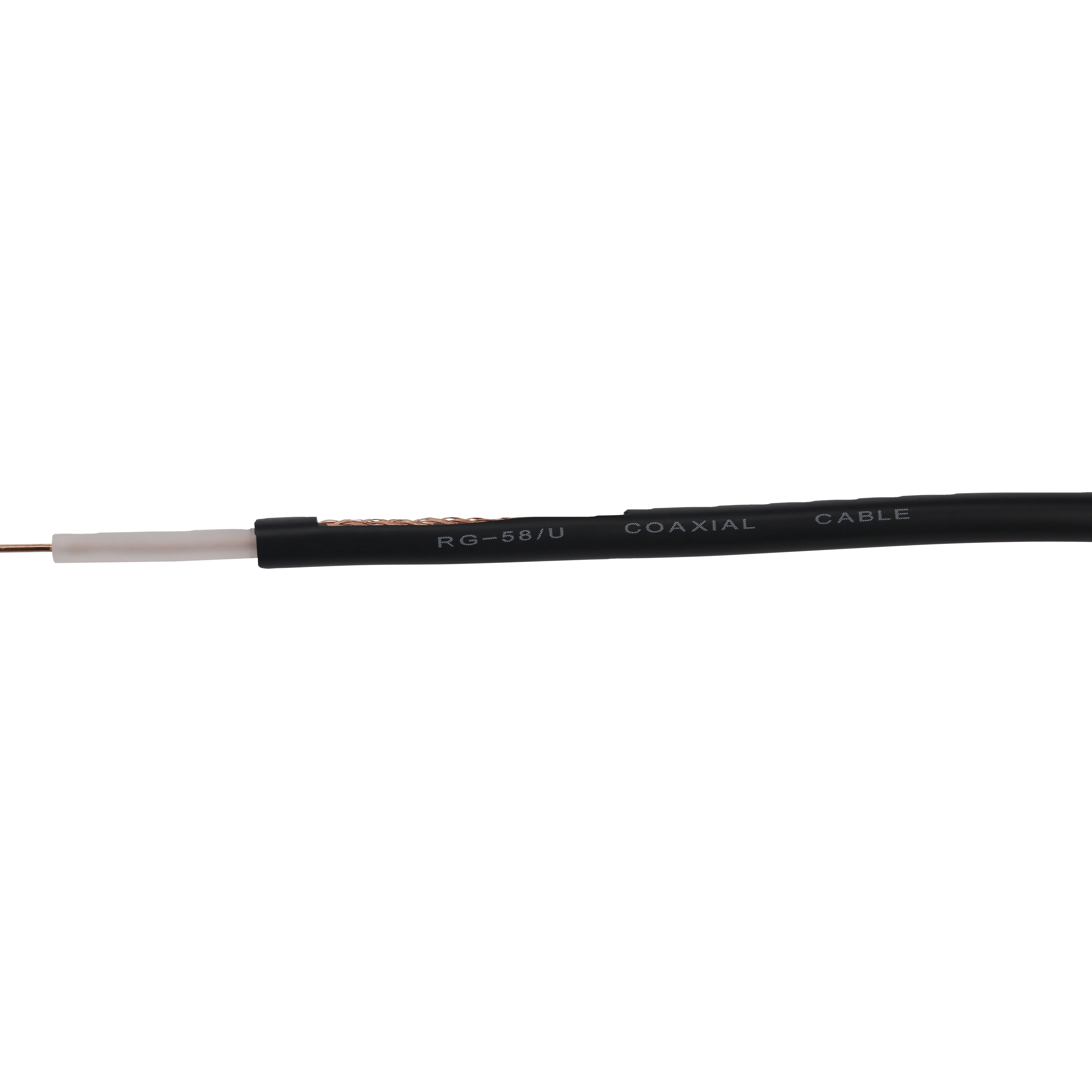 Rg58A/U Coaxial cable Maximum damnum cum Tinned Cuprum