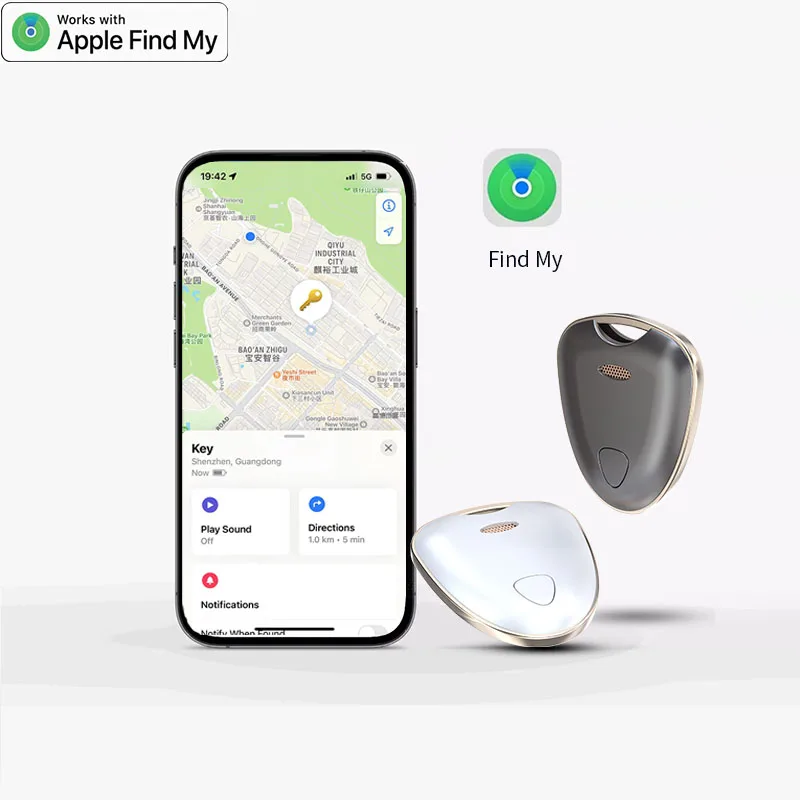 GPS Smart Air Tag Mini Smart Tracker Bluetooth Smart Tag Children ...