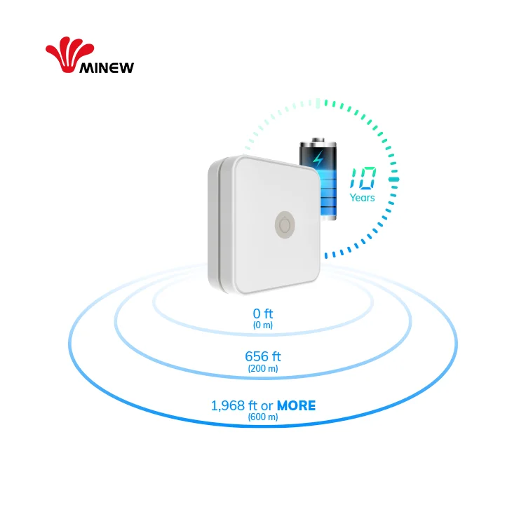 Programmable Asset Tracking Uwb Ble Tags Customize Advertising Proximity Ibeacon bluetooth Beacon for Marketing