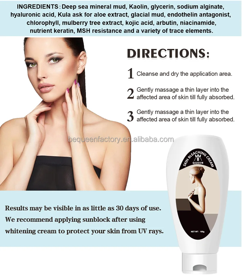 Instant Effect Set Whitening And Bleaching Cream For Dark Skin Buy