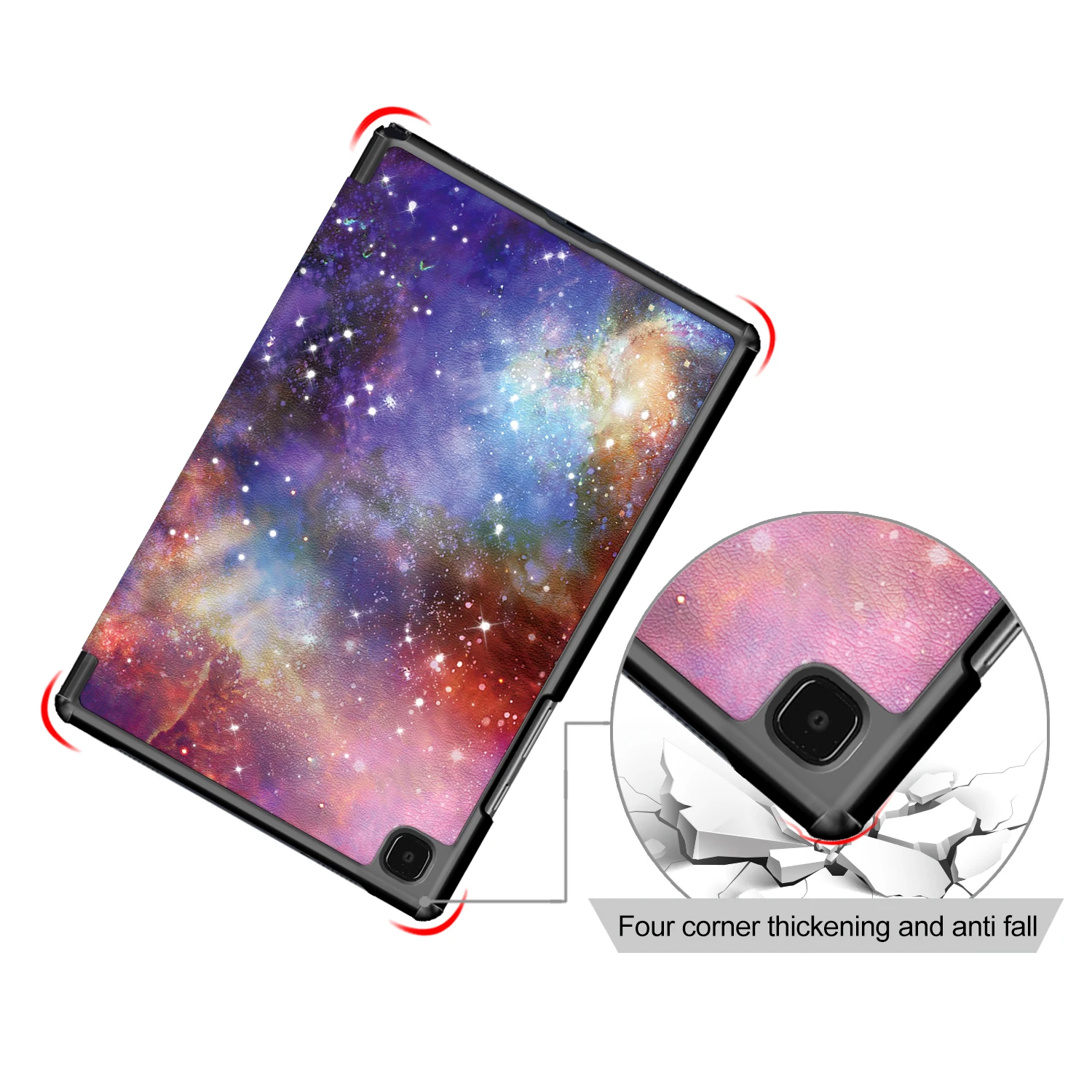 Case for Galaxy Tab A7 10.4 inch T500 T505 T507 Tablet Adjustable Folding Stand Cover for Samsung