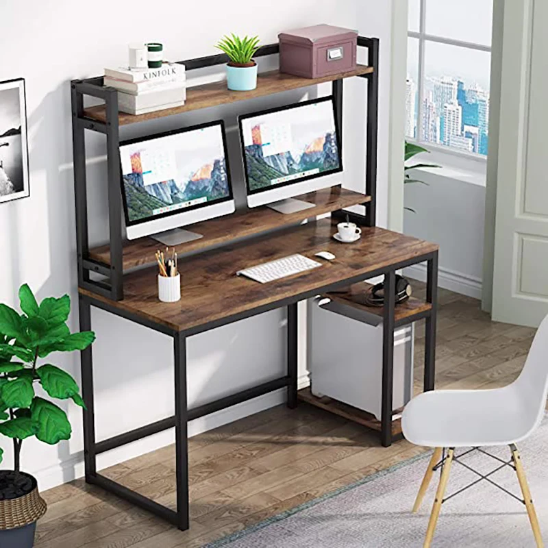 Custom Cheap Office Computer Desk Table Home Simple Wooden Computer