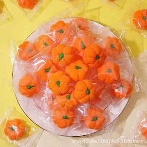 3D Pumpkin Marshmallow Halloween Candy Fruity Flavor Decorative Candy