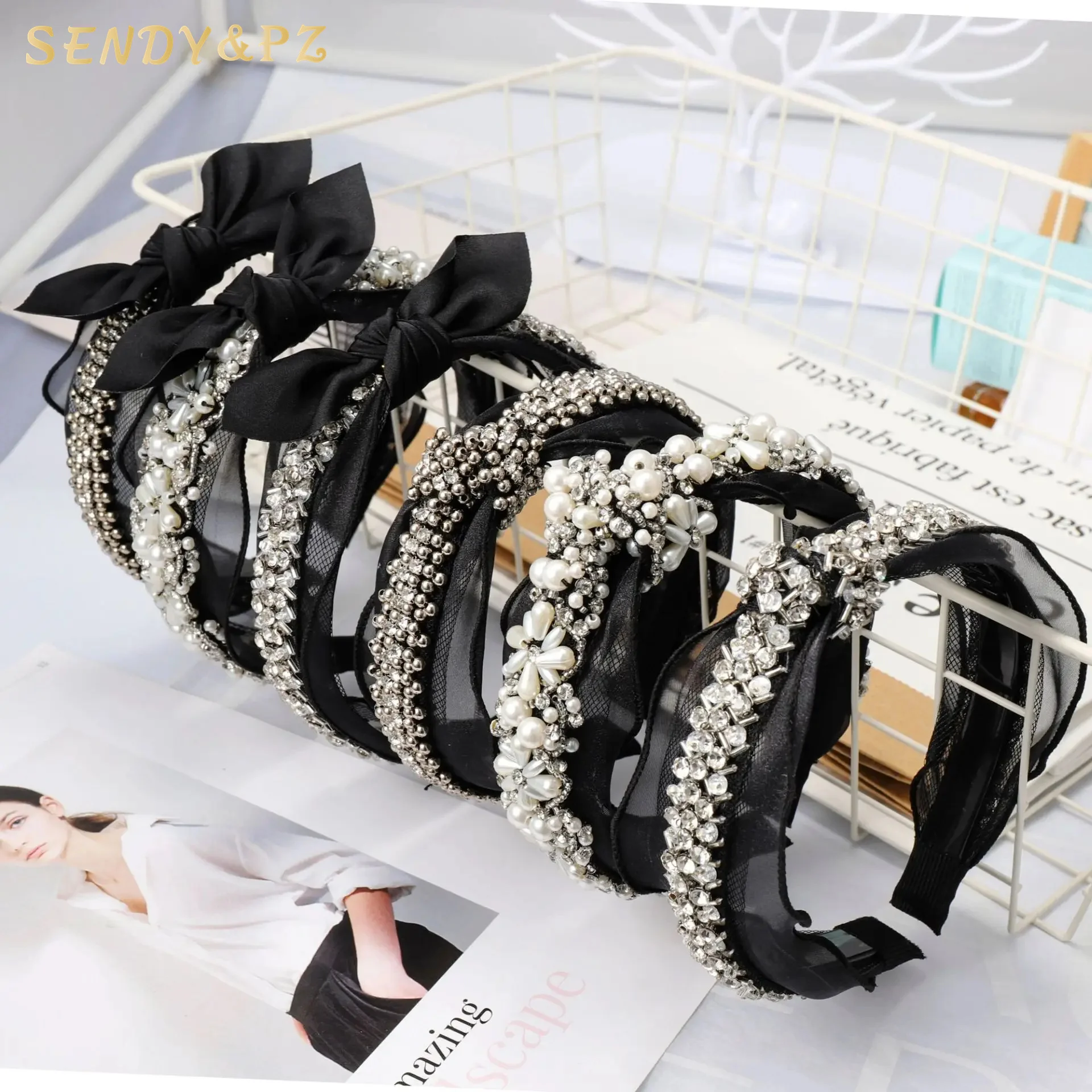 Fashion Luxury Party Women Baroque Rhinestone Crystal Jewel 