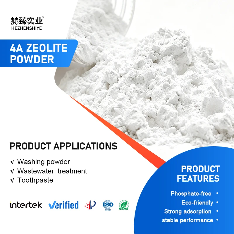 Heat Resistant Zeolite Powder for Heavy Metal Adsorption Industrial Filler Wall Putty Green White 4a 3a 5a Zeolite Powder