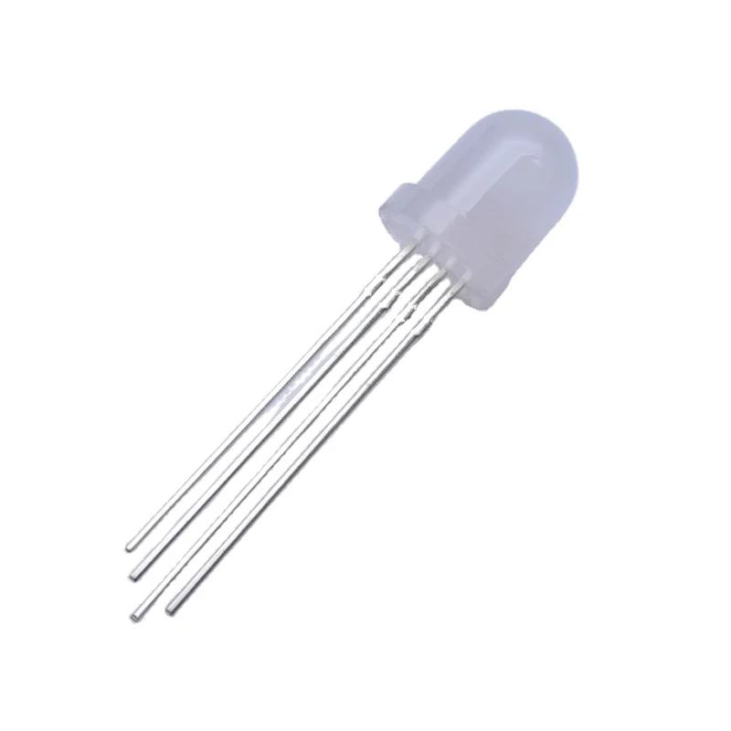 Czinelight Ultra Bright Straw Hat Led Diode Dip 4 Pins Rgb F8 8mm Light Emitting Diode Wholesale Price
