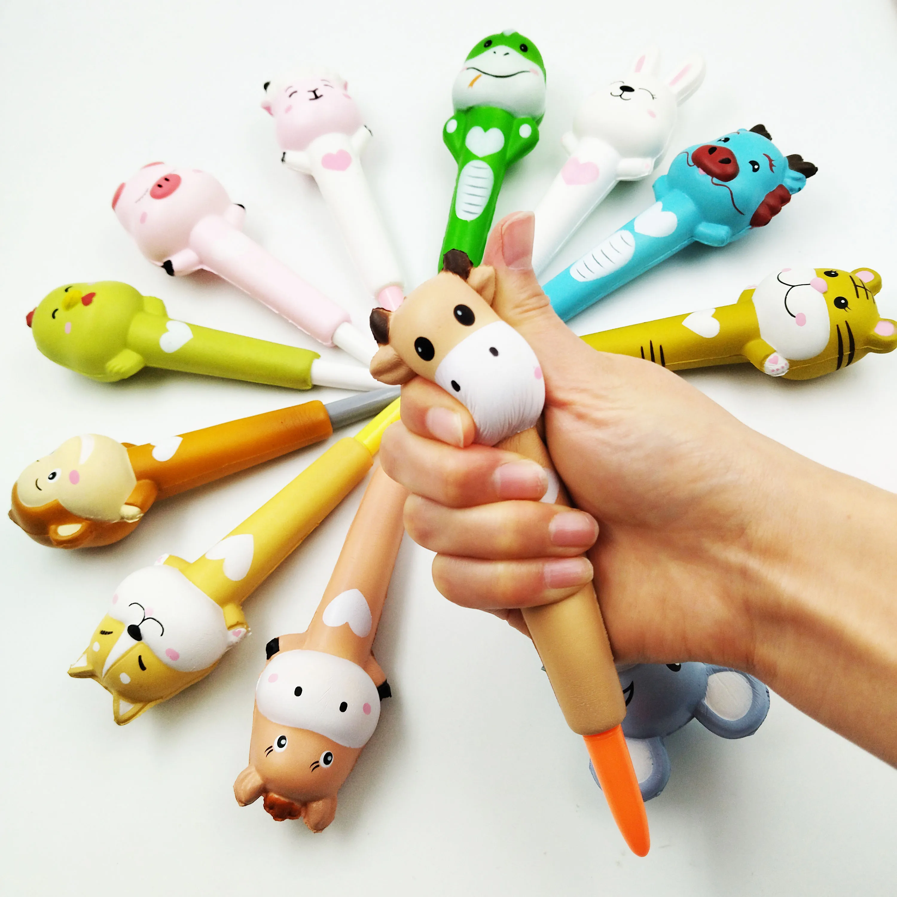 Squishy And Cute Pen - Materiale scolastico per penna gel per