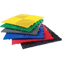 Portable Plastic Garage Floor Tiles .plastic Flooring Tiles Modular Anti Slip Pp Floor Mat Drain Grate For Car Wash Room Shop