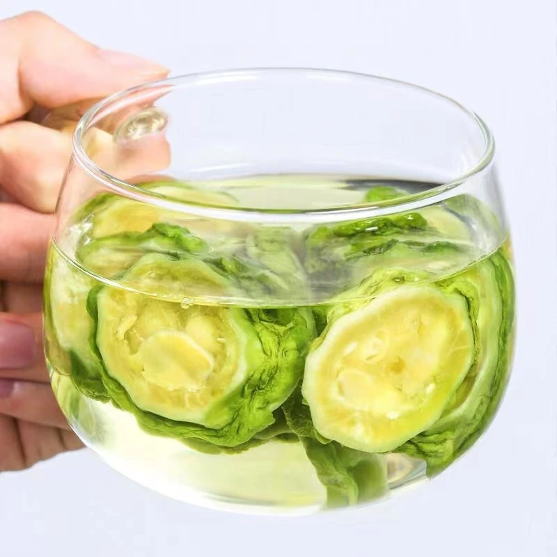 Высокое качество ku gua pian натуральный сушеный зеленый цвет горькая дыня momordica фрукты для тонкого чайного напитка