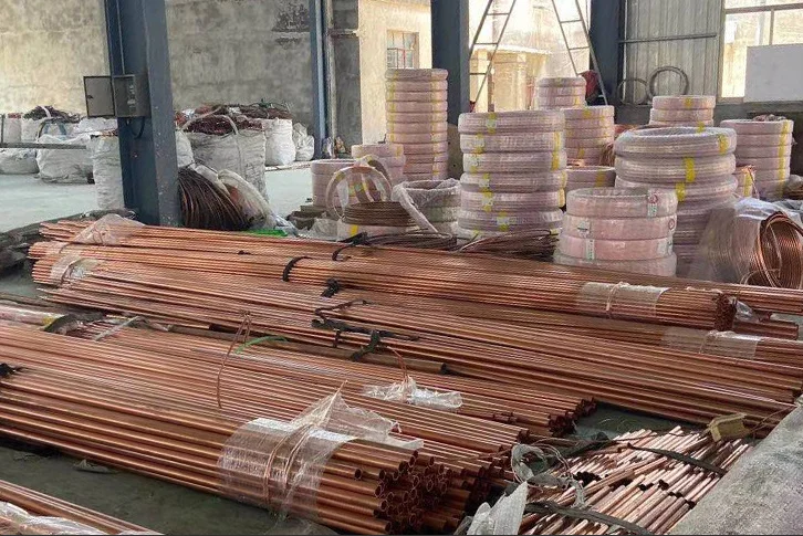 Pancake Copper Coil Tubing 7.5m 10mm Double Layer Customized