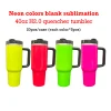 40oz neon color tumblers