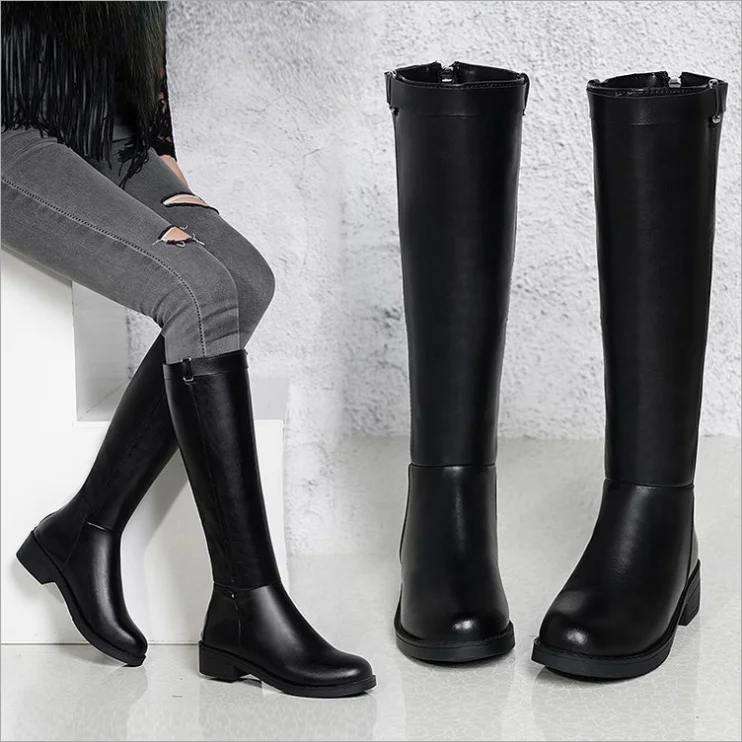 warm leather boots womens