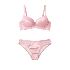 Top Wholesale Sexy Underwear with High Luster Premium Smooth Satin Finish Breathable Mesh Panels Women Lingerie for Sexy Panties