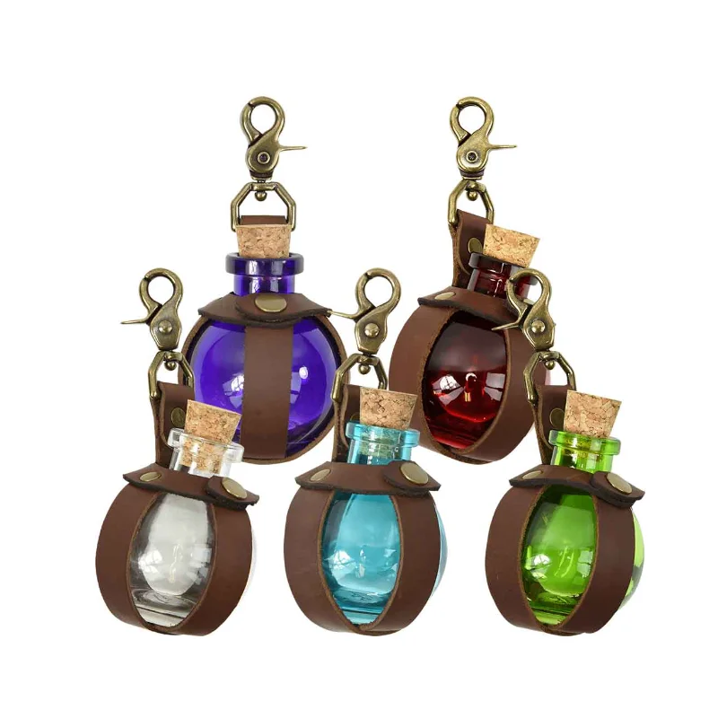 Witch And Wizard Dark Magic Cork Potion Glass Bottle With Pu - Temu