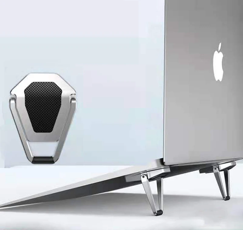 Эргономичный невидимый мини-держатель для ноутбука из цинкового сплава Портативная