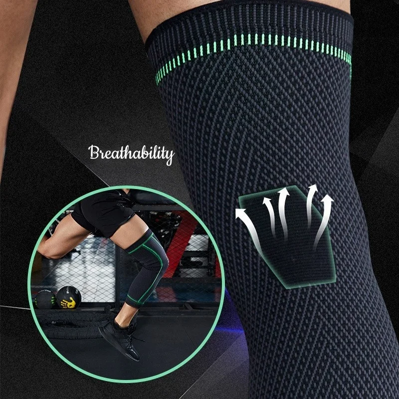 2023  Compression Leg Sleeve for Basketball Volleyball Weightlifting Knee Compression Sleeves