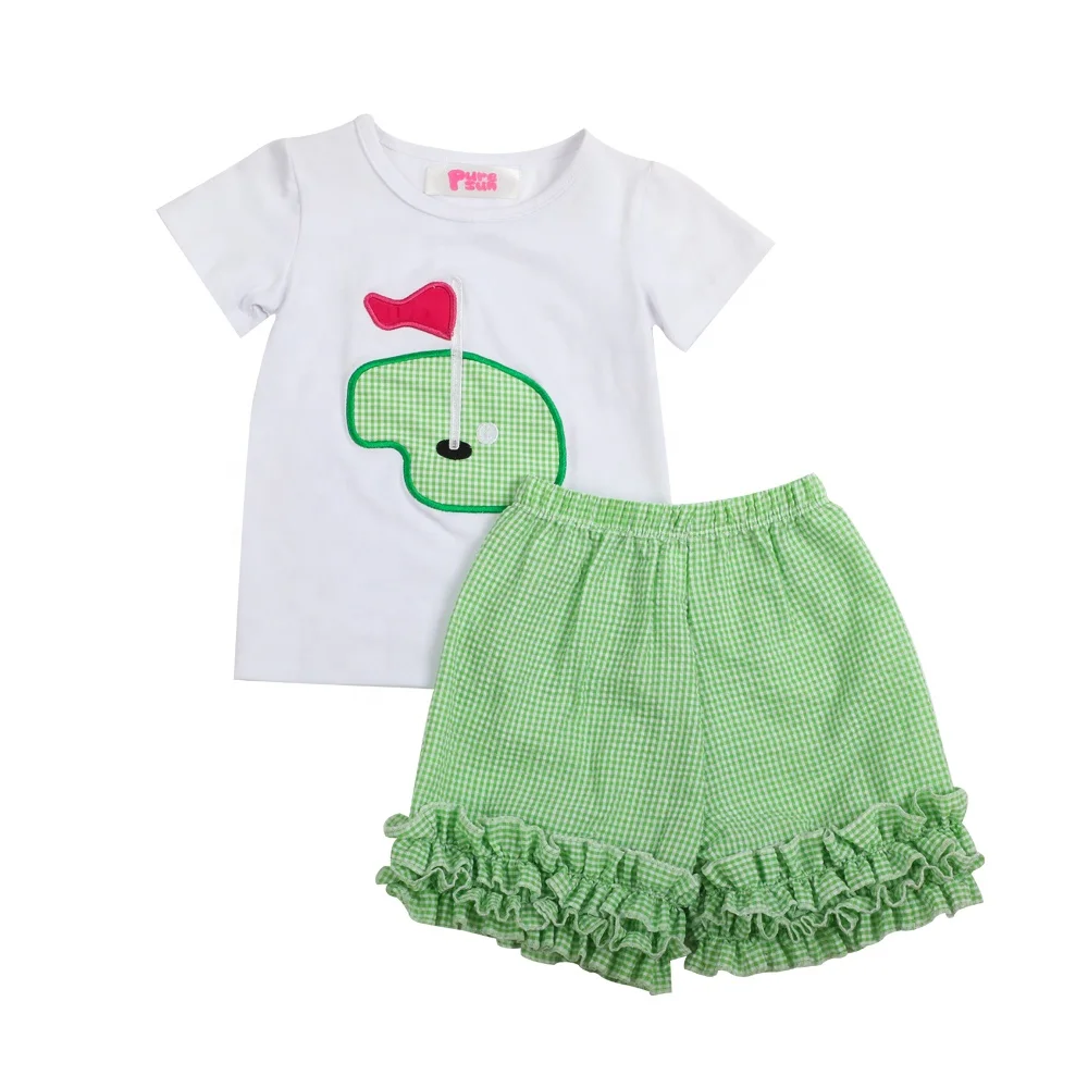 Puresun Kids Clothing Set Puppy Smocked Boutique Outfit Sibling ...