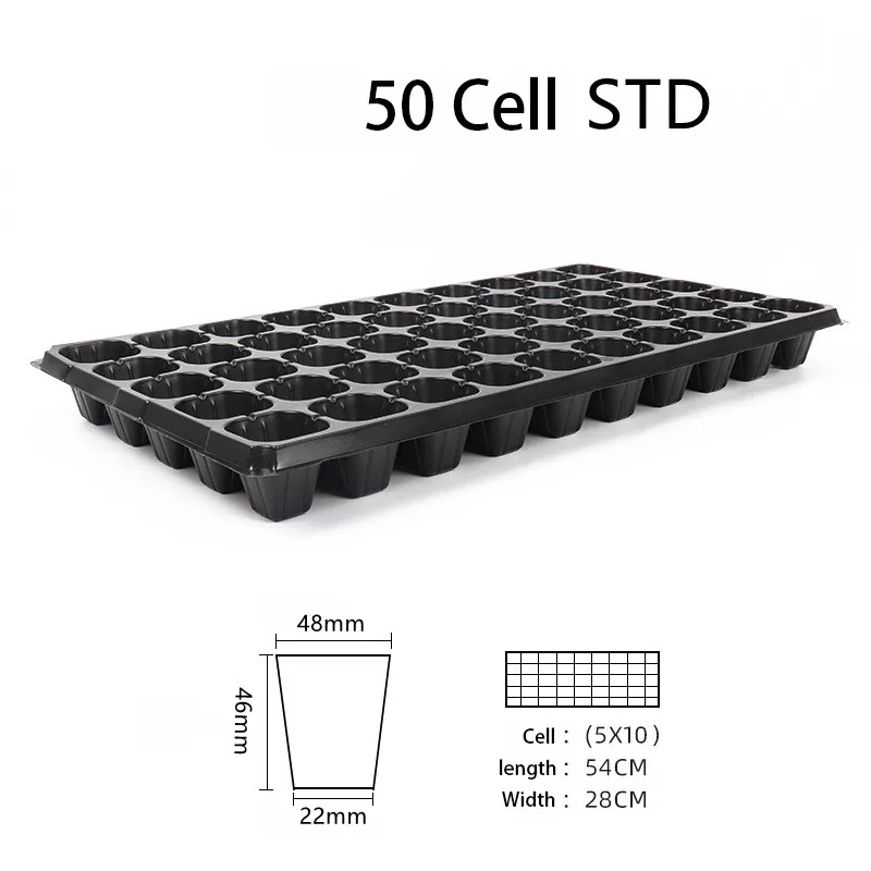 1.0mm Thickness Seed Starter Trays 21 32 50 72 105 128 200 Cells ...