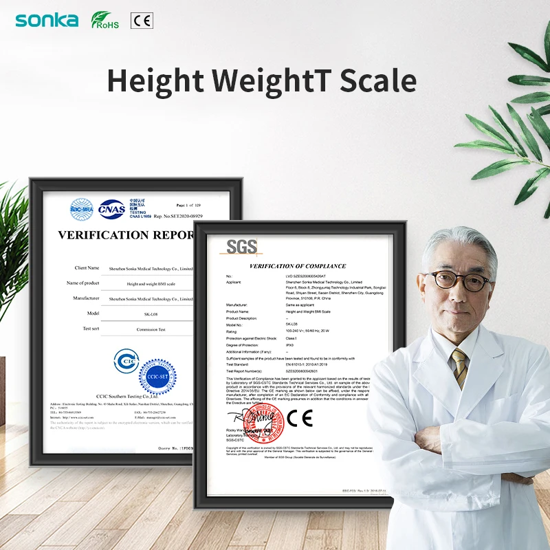 product sonka electronic balance digital weighing sacles platform ultrasonic height and weight body fat scale for human-75