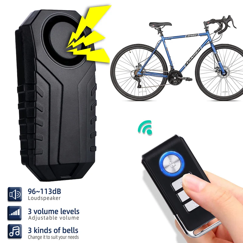 Am Beliebtesten: Kabellose Funk-Vibrationssensor-Alarmanlage fr Fahrrder   Anti-Diebstahl-System| Alibaba.com