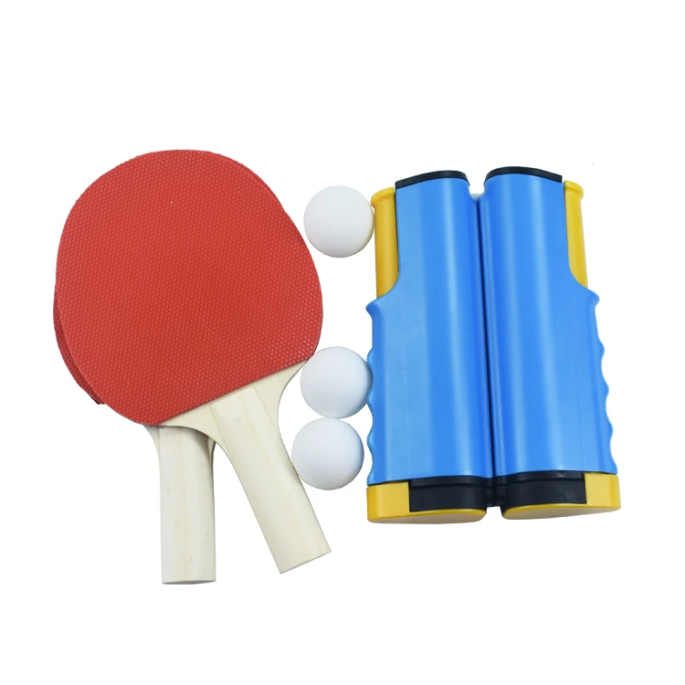 Hot Sales Portable Table Tennis Set with Retractable Nets and 3 Standard Balls