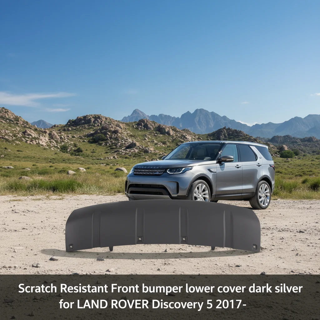 LR083106-B Lightweight Material Scratch Resistant Front Bumper Lower Cover Gloss Grey for LAND ROVER Discovery 5 2017-