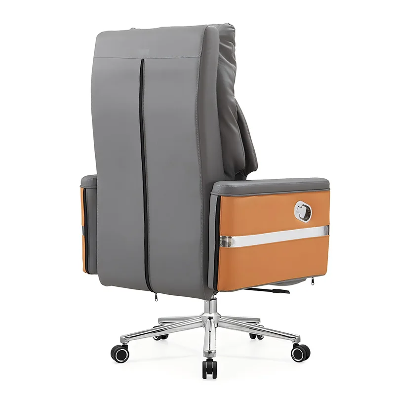 Office Ergonomic Computer Swivel Desk Chair Factory Customizable Modern Adjustable Luxury Manager Pu Rolling Reclining Chairs image 3