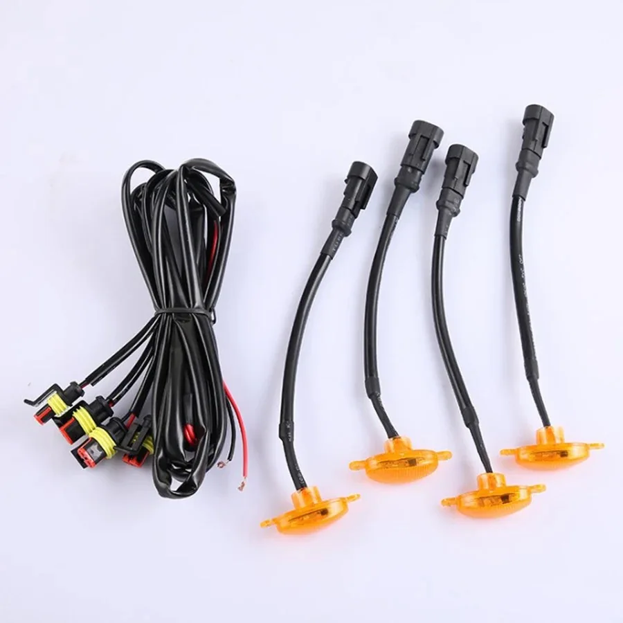 Front Grille LED Signal Light Grill Mount Lamp for Jeep Grand Cherokee 2003-2021 Raptor Style  Car Eagle Eye Lights Wholesale