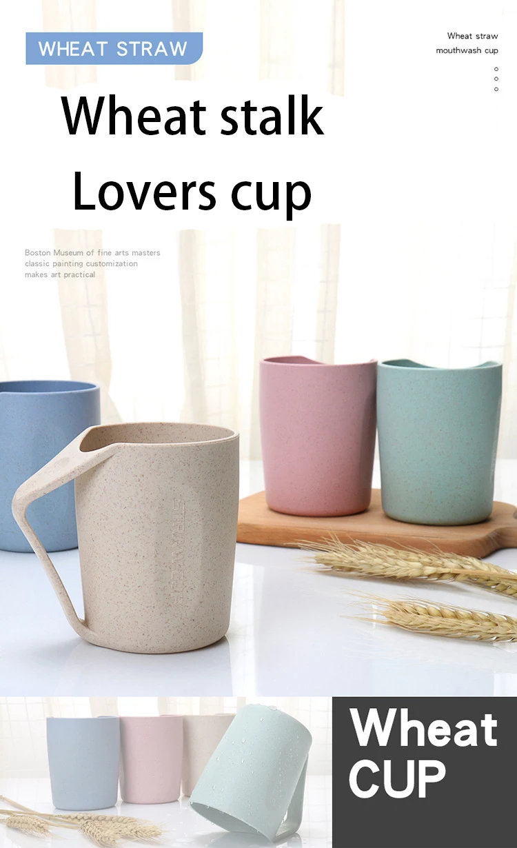 Eco Friendly Water Cup Biodegradable Reusable Bathroom Durable